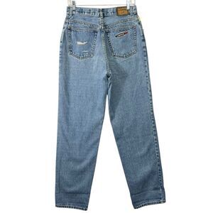 Size 8 / junior 11 LAWMAN 90s style baggy western higrise Vintage Jeans